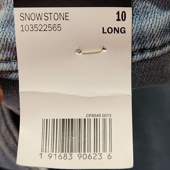 Lee Bootcut Jeans Size 10Long Blue Snowstone Mid Rise Soft Premium Stretch Denim - Picture 12 of 15